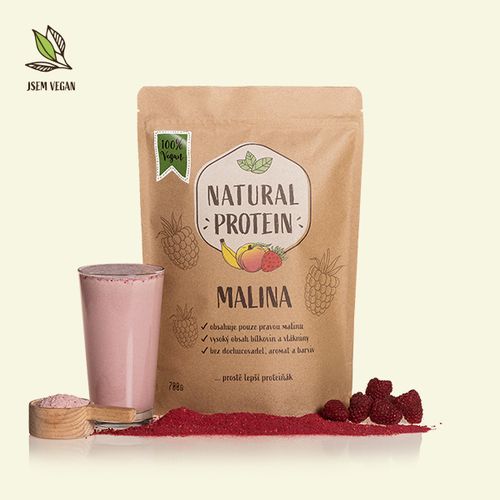 Veganský protein - Malina (350 g)