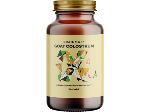 BrainMax KIDS Goat Colostrum, 60 rostlinných kapslí