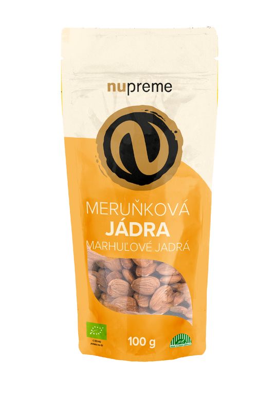 Meruňková jádra sladká 100g BIO NUPREME