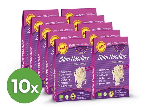 Slim Pasta Výhodný balíček Slim Pasta Noodles (10 ks) 2 500 g