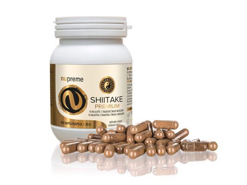 Shiitake extract 100 kapslí NUPREME