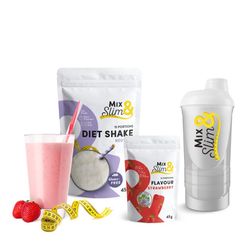 Mix Slim Dietní Koktejl + Příchuť + Shaker 15 porcí