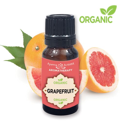 Altevita 100% esenciální olej ORGANIC GRAPEFRUIT - Olej energie a povzbuzení 10ml