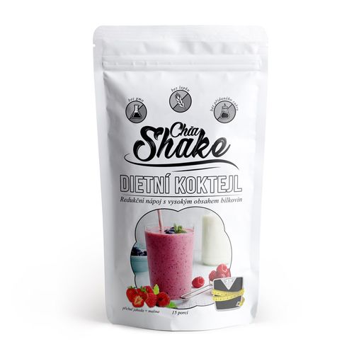 Chia Shake Dietní Koktejl Jahoda Malina 450g