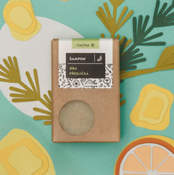 CALTHA - Tuhý šampon na vlasy - Síra a Přeslička, 100 g