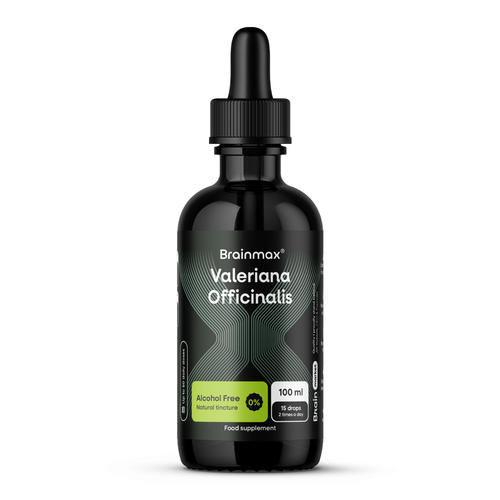 BrainMax Valerian Alcohol Free Tincture, 100 ml