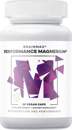 BrainMax Performance Magnesium, 1000 mg, Hořčík 200 mg + Vitamín B6 P5P