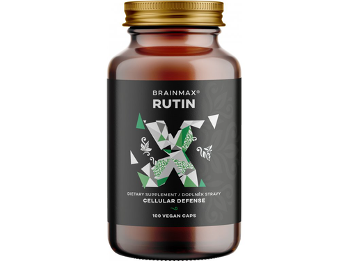 BrainMax Rutin, 500 mg, 100 rostlinných kapslí