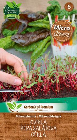 Garden Seed Mikrozelenina – Červená řepa 1ks