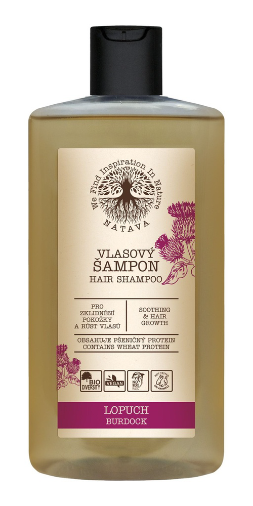 NATAVA - Šampon na vlasy Lopuch, 250 ml