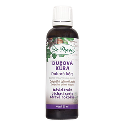 Dubová kůra, originální bylinné kapky, 50 ml