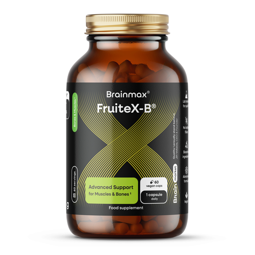 BrainMax FruiteX-B, 60 rostlinných kapslí