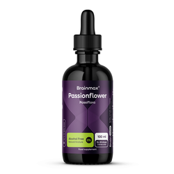 Brainmax Passionflower Alcohol Free Tincture, Extract, 100 ml