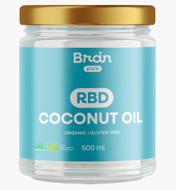 BrainMax Pure RBD kokosový olej, BIO, 500 ml