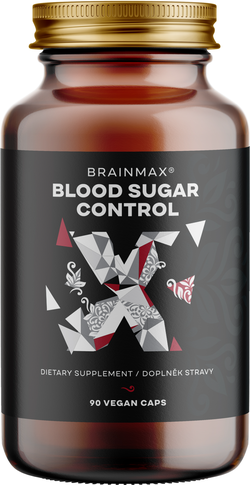 BrainMax Blood Sugar Control, 90 rostlinných kapslí