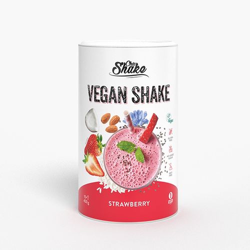 Chia Shake vegan koktejl jahoda, 15 jídel, 450g