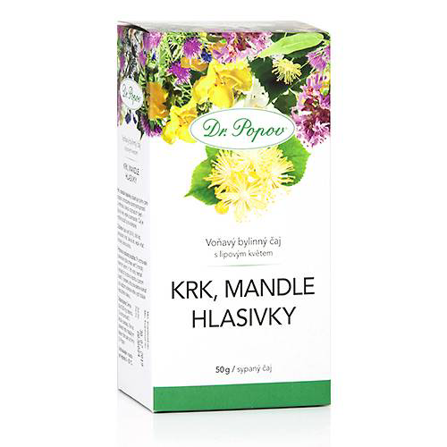 Krk, mandle, hlasivky, sypaný čaj, 50 g Dr. Popov