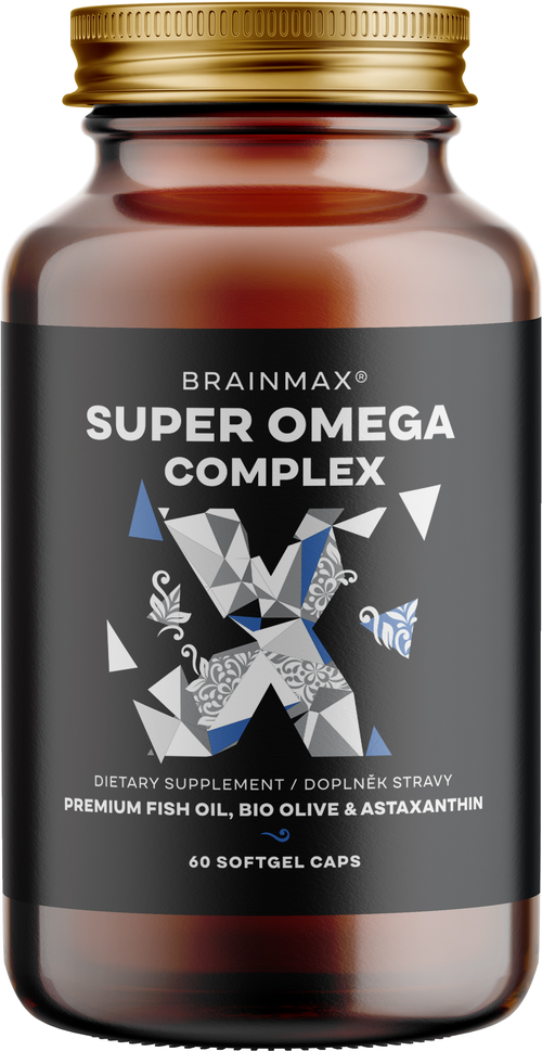 BrainMax Super Omega Complex, 60 softgel kapslí