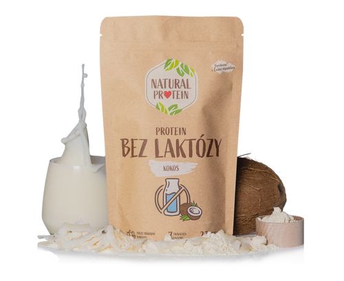 Bezlaktózový protein - Kokos (350 g) Počet balení: 1 kus