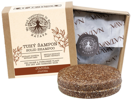 NATAVA - Tuhý šampon - Jojoba, 85 g