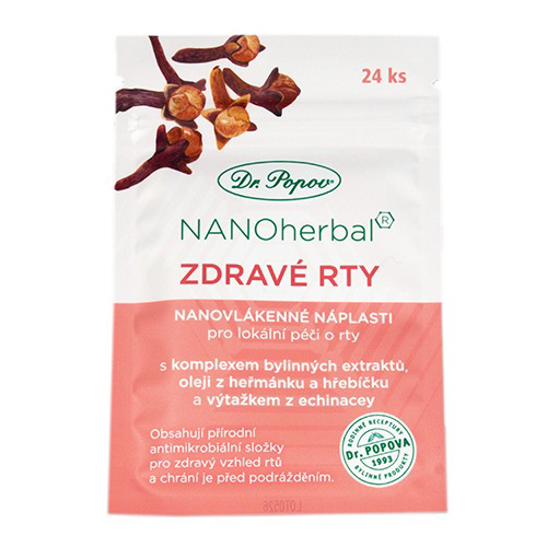 Nanonáplast ZDRAVÉ RTY, 24 ks Dr. Popov