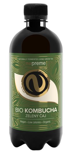 Kombucha Zelený čaj 400 ml BIO NUPREME