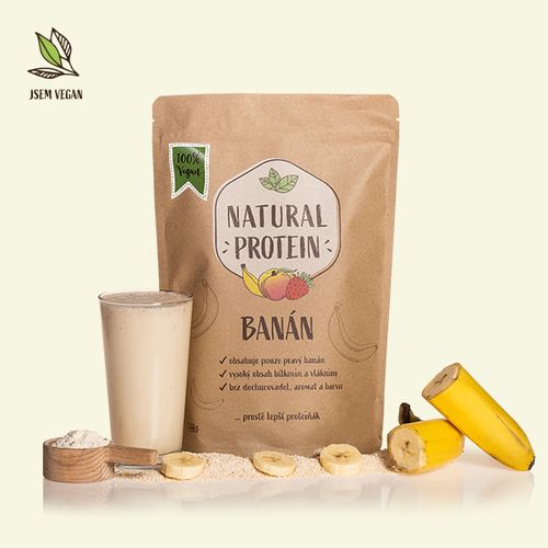 Veganský protein - Banán (350 g)