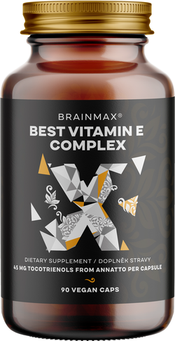 BrainMax Best Vitamin E Complex, Tokotrienoly v přírodní formě