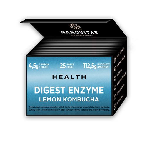 Nanovitae DIGEST ENZYME LEMON KOMBUCHA 112,5g