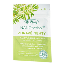 Nanonáplast ZDRAVÉ NEHTY, 24 ks Dr. Popov