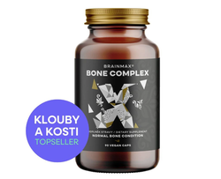 BrainMax Bone Complex, podpora zdraví kostí, 90 rostlinných kapslí