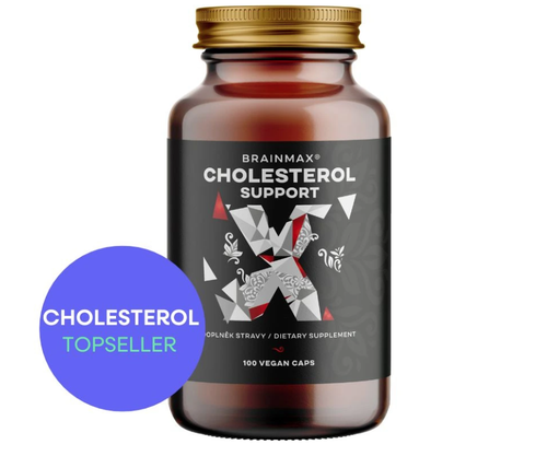 BrainMax Cholesterol Support, Řešení Cholesterolu, 100 rostlinných kapslí