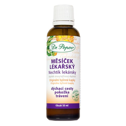 Měsíček lékařský, originální bylinné kapky, 50 ml