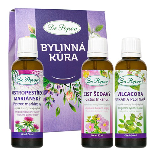 Bylinná kúra Dr. Popova DETOX Dr. Popov