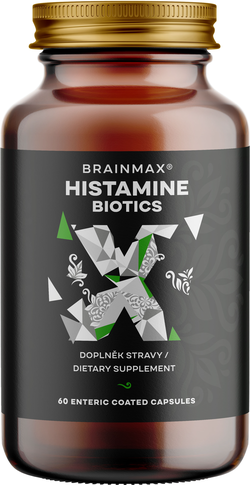 BrainMax Histamine Biotics, Histamin Probiotika, 60 enterosolventních kapslí