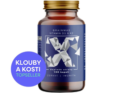 BrainMax Vitamin D3 & K2, D3 5000 IU / K2 jako MK7 150 mcg, 100 kapslí