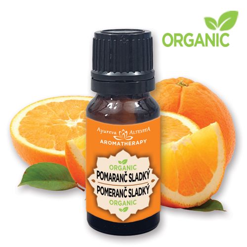 Altevita ORGANIC POMERANČ Esenciální Olej 10ml - Olej optimizmu