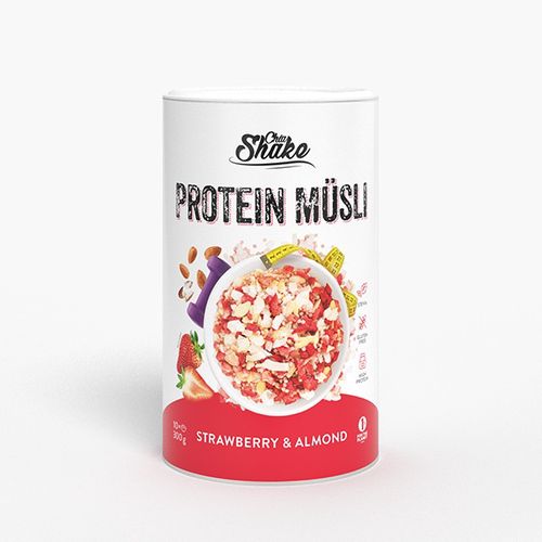 Chia Shake Proteinové müsli jahoda a mandle, 10 jídel, 300g