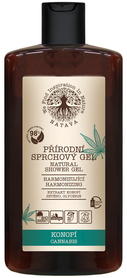 NATAVA - Sprchový gel - Konopí, 250 ml