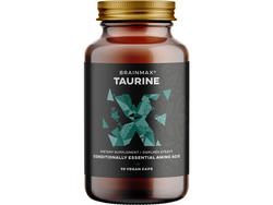 BrainMax Taurine, taurin, 825 mg, 90 rostlinných kapslí