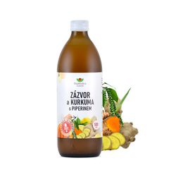 EkoMedica - Zázvor, Kurkuma a Piperin 500ml
