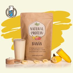 Bezlaktózový protein - Banán